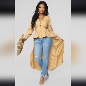 Fashion Nova High Low Top